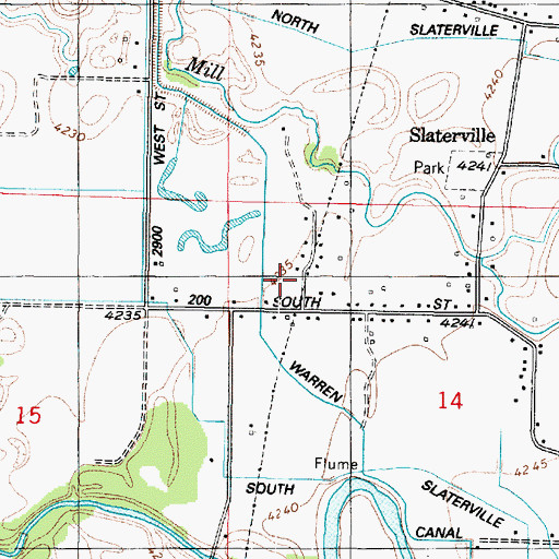 Topographic Map of Countryside Acres, UT