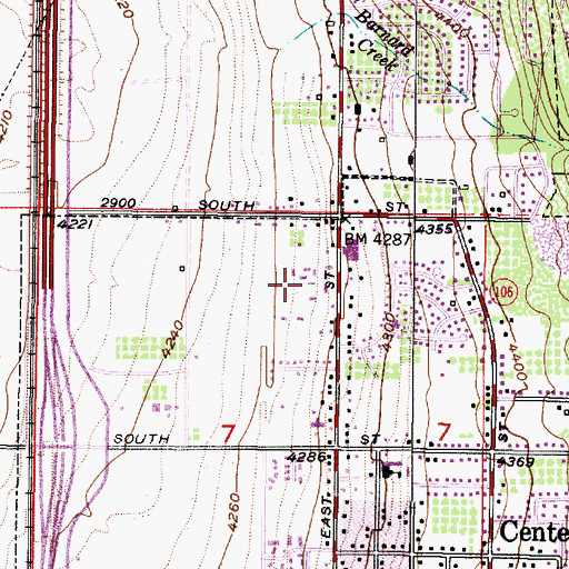 Topographic Map of Pheasantbrook, UT