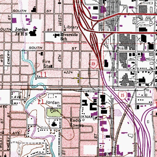 Topographic Map of Cummings, UT