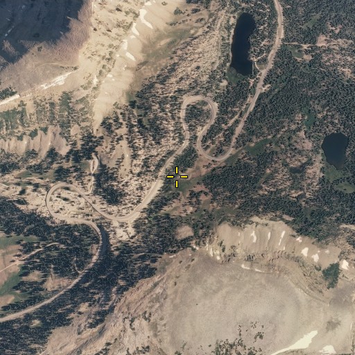 Aerial/Satellite Image of Bald Mountain Pass, UT