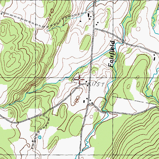 Topographic Map of Bradley Cemetery, VT