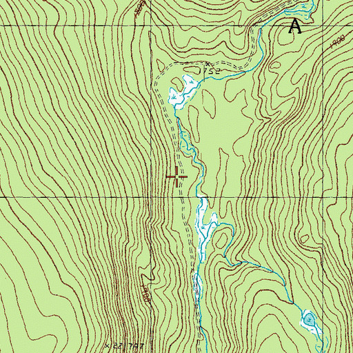 Topographic Map of Camp Number Twenty, VT
