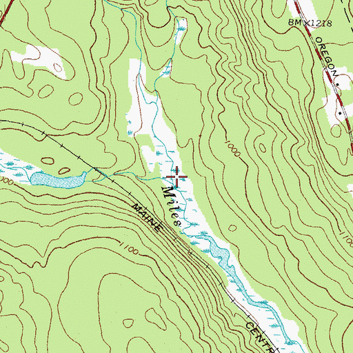 Topographic Map of Carr Brook, VT