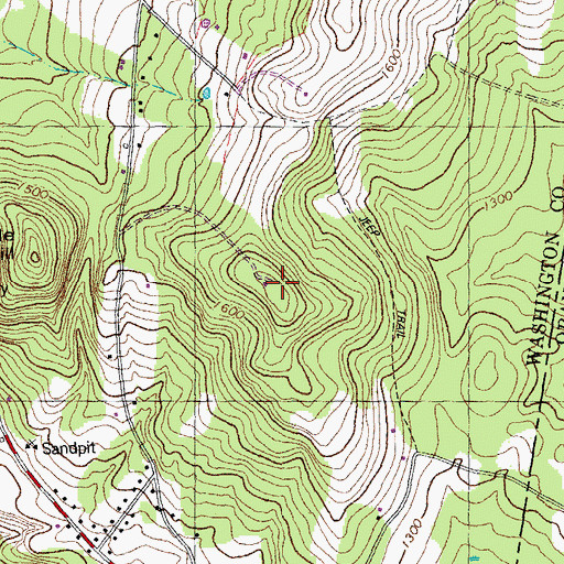 Topographic Map of Cobble Hill, VT