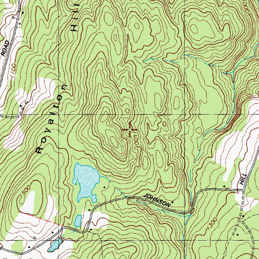 Topographic Map of Royalton Hill, VT