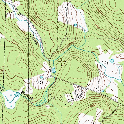 Topographic Map of Eddy Brook, VT