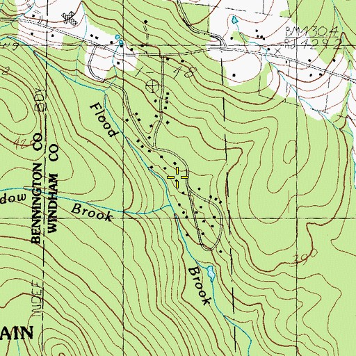 Topographic Map of Sherwood Forest, VT