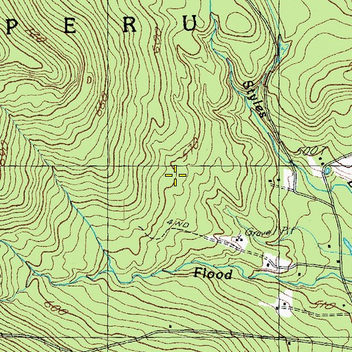 Topographic Map of Wild Wings Winter Sports Area, VT