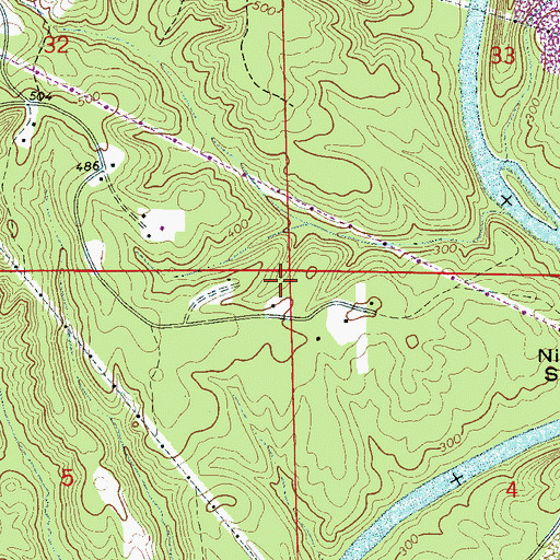 Topographic Map of Labuco Drift Mine, AL