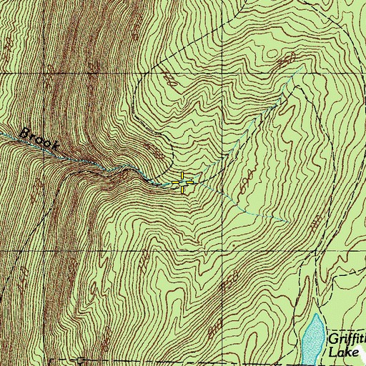 Topographic Map of Lake Trail, VT