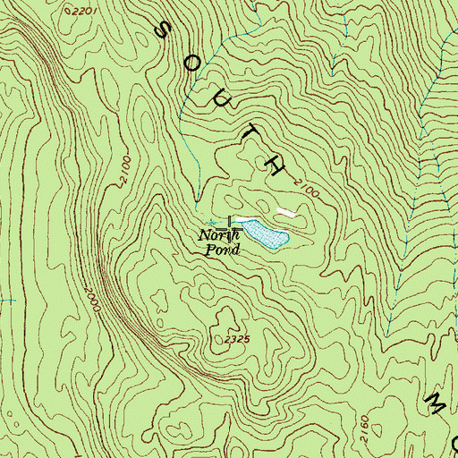 Topographic Map of Bristol Cliffs Wilderness, VT
