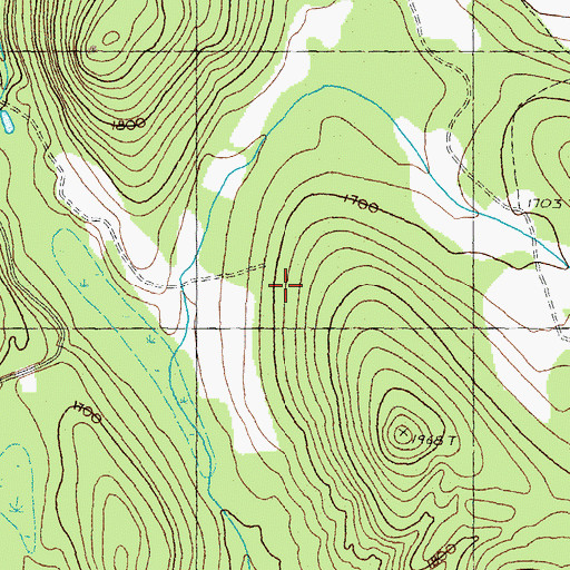 Topographic Map of Essex County, VT