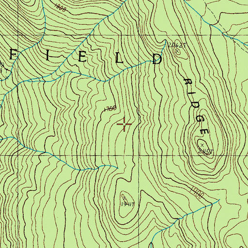 Topographic Map of Town of Bloomfield, VT