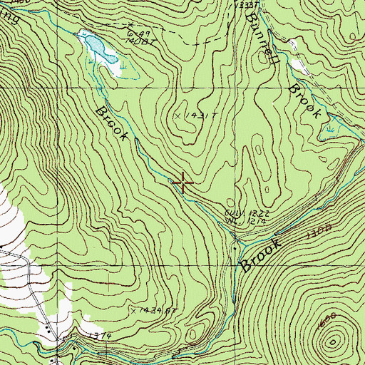 Topographic Map of Town of Canaan, VT