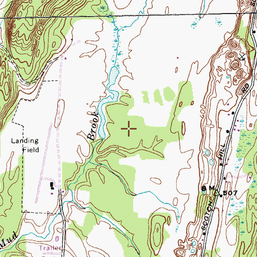 Topographic Map of Town of Fair Haven, VT