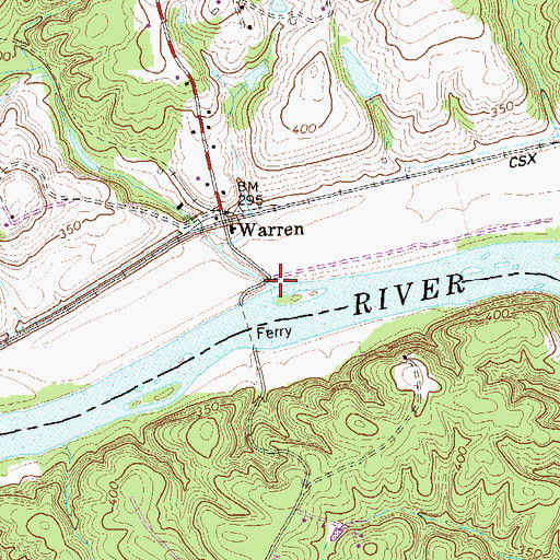 Topographic Map of Ballinger Creek, VA