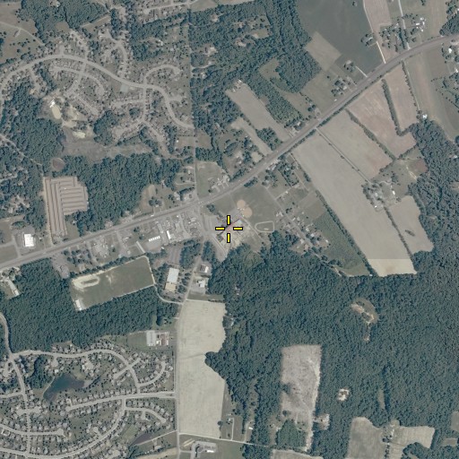 Aerial/Satellite Image of Battlefield Park Elementary School, VA
