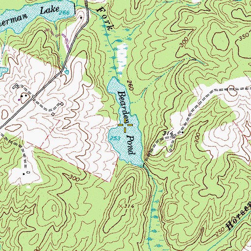 Topographic Map of Bearden Pond, VA