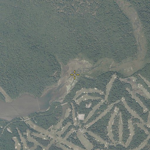 Aerial/Satellite Image of Beaverdam Creek, VA