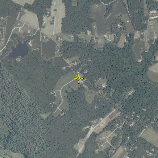 Aerial/Satellite Image of Bethlehem Presbyterian Church, VA