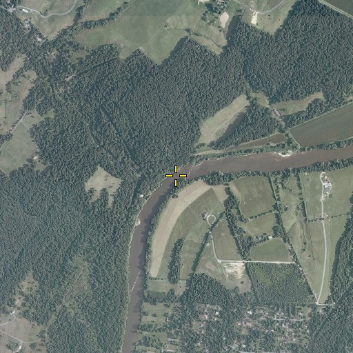 Aerial/Satellite Image of Borden Marsh Run, VA