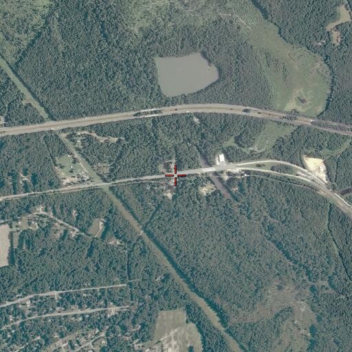 Aerial/Satellite Image of Bottoms Bridge, VA