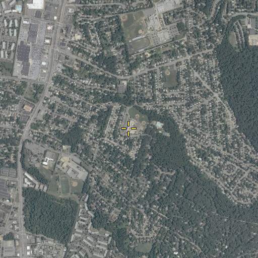 Aerial/Satellite Image of Bucknell Elementary School, VA