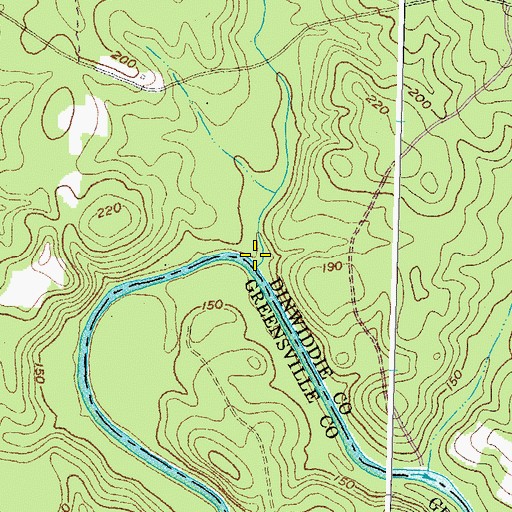 Topographic Map of Buckskin Creek, VA