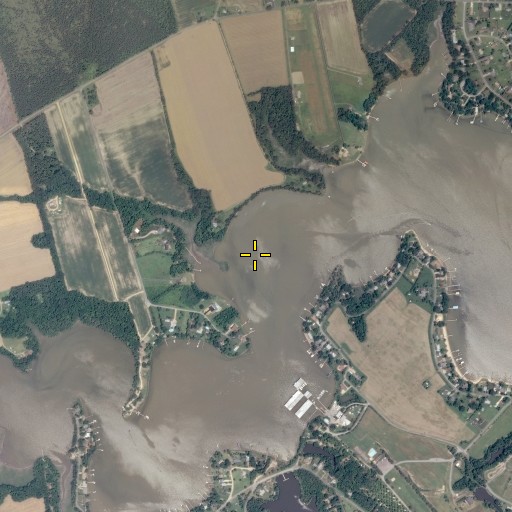 Aerial/Satellite Image of Burnt House Cove, VA