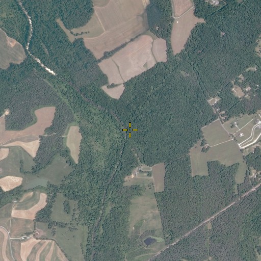 Aerial/Satellite Image of Butterwood Creek, VA