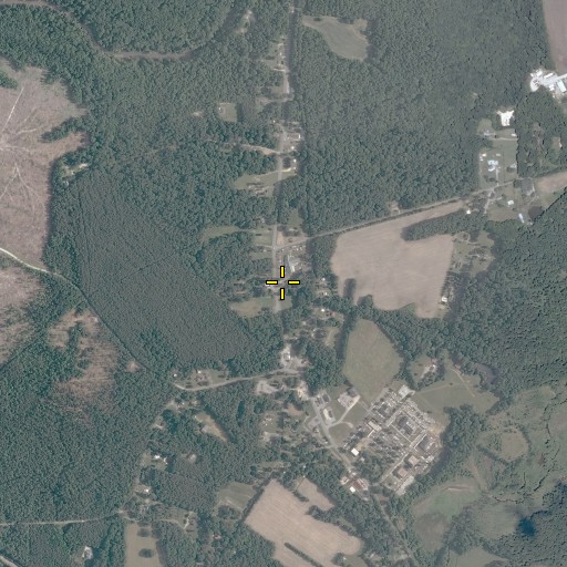 Aerial/Satellite Image of Calvary Church, VA