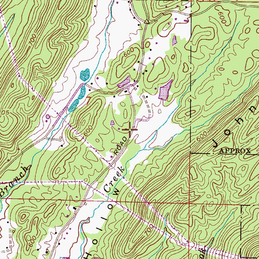 Topographic Map of Fungo Hollow, AL