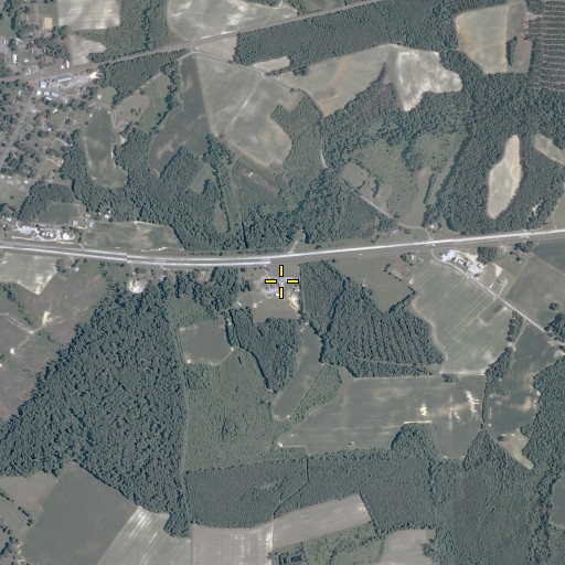 Aerial/Satellite Image of Capron Elementary School, VA