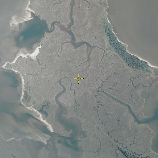 Aerial/Satellite Image of Cedar Cove Gut, VA