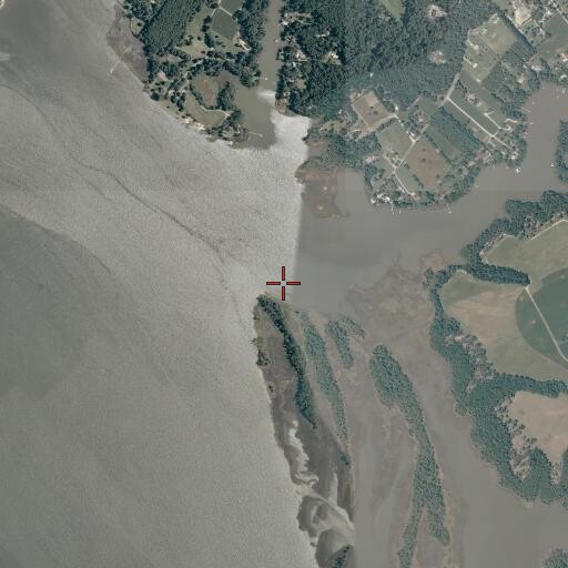 Aerial/Satellite Image of Cedarbush Creek, VA
