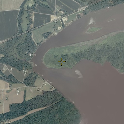 Aerial/Satellite Image of Chamberlayne Point, VA