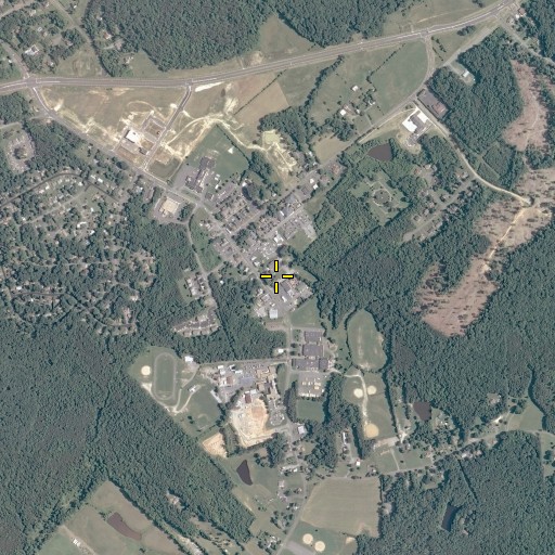 Aerial/Satellite Image of Christ Church, VA