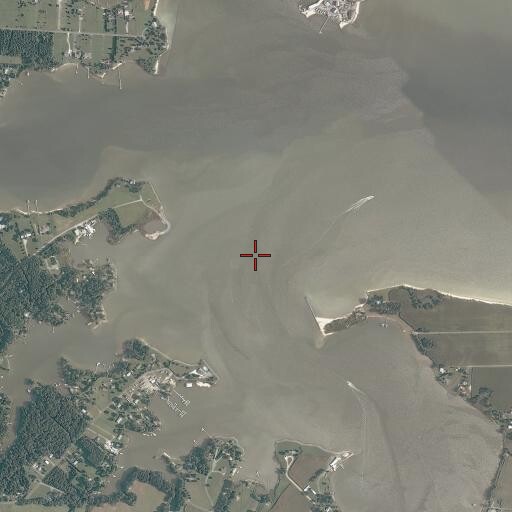 Aerial/Satellite Image of Coan River, VA