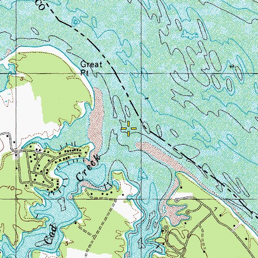 Topographic Map of Cod Creek, VA