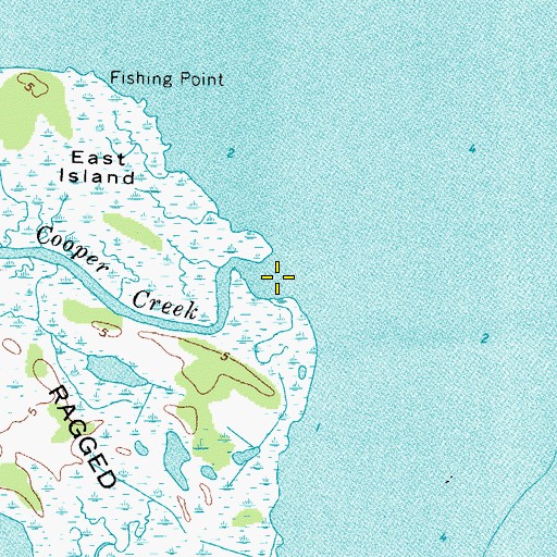 Topographic Map of Cooper Creek, VA