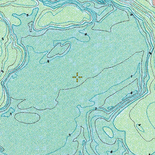 Topographic Map of Corrotoman River, VA