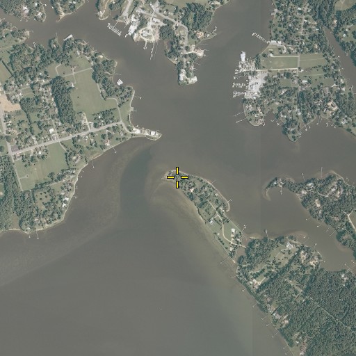 Aerial/Satellite Image of Crab Point, VA