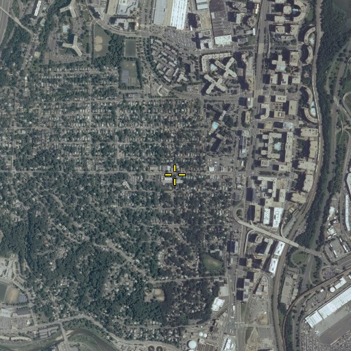 Aerial/Satellite Image of Nellie Custis Elementary School, VA