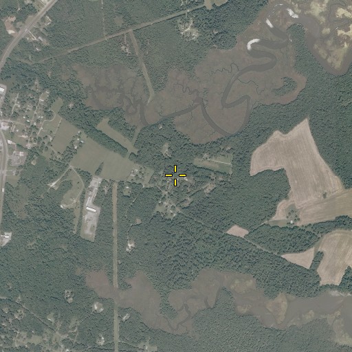 Aerial/Satellite Image of Deacons Neck, VA