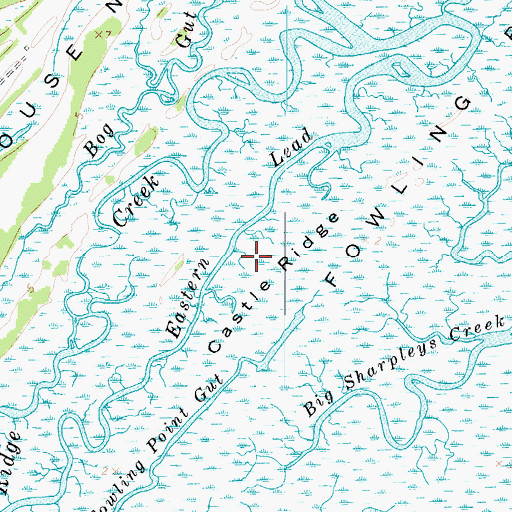 Topographic Map of Eastern Lead, VA