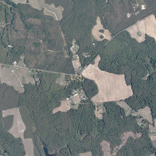 Aerial/Satellite Image of Farmers Fork, VA