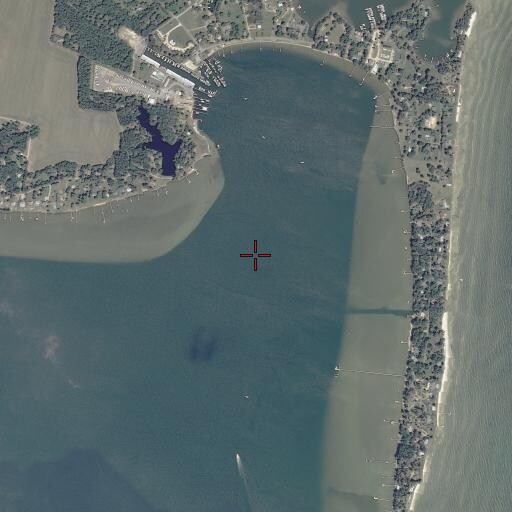 Aerial/Satellite Image of Fishing Bay, VA