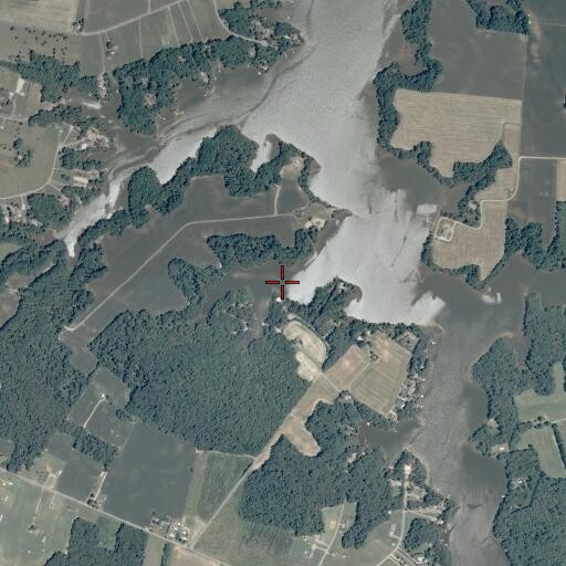 Aerial/Satellite Image of Fleets Cove, VA