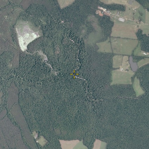 Aerial/Satellite Image of Fork Creek, VA