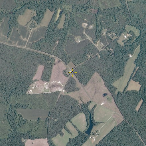 Aerial/Satellite Image of Four Forks Inn, VA